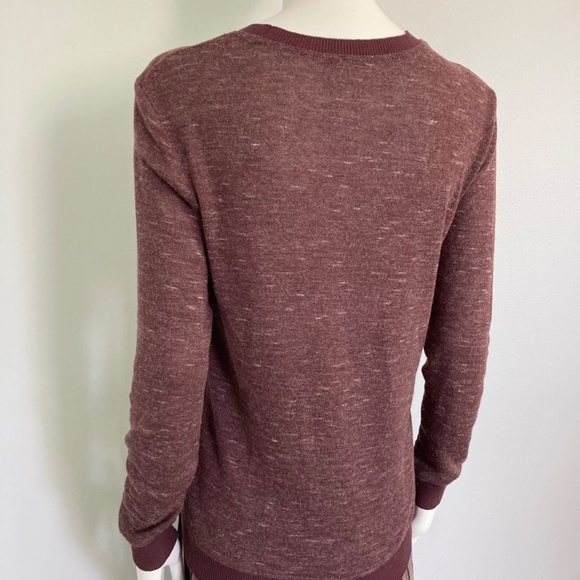 Wilfred Wine Coloured Light Long Sleeved Tee - Picture 8 of 8